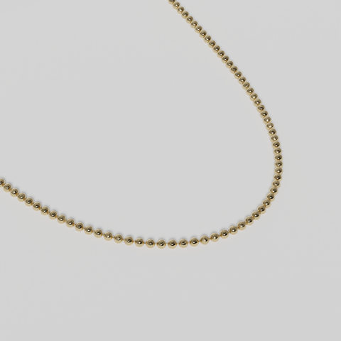14K Gold Bead Chain