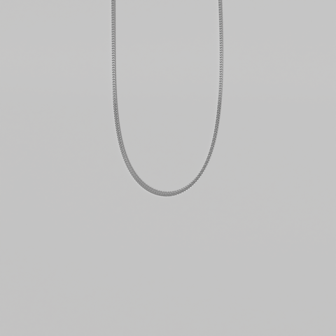 18K Gold Solid Curb Link