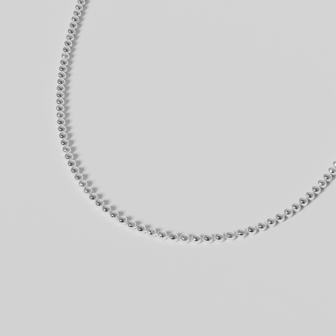 Sterling Silver Bead Chain