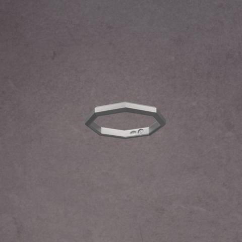 octagon ring 2mm - briar de wolfe