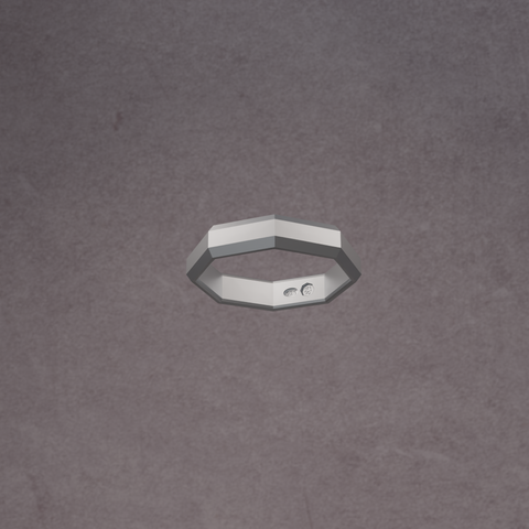 octagon ring 4mm - briar de wolfe
