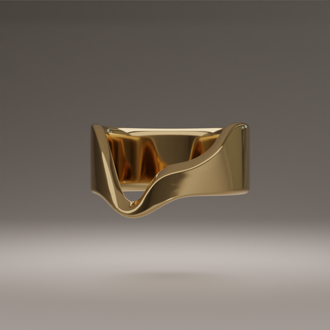 ripple ring 10mm - briar de wolfe