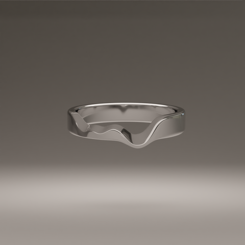 ripple ring 4mm - briar de wolfe