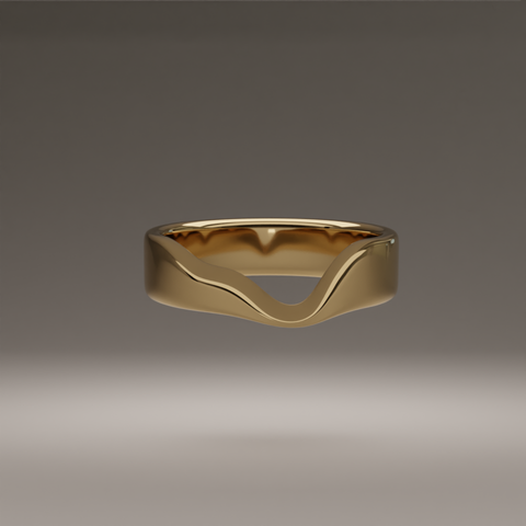 ripple ring  7mm