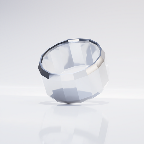 anneau pentagone 2mm