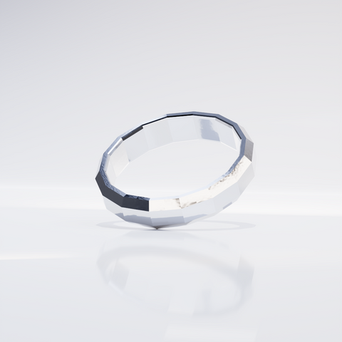 anneau pentagone 2mm