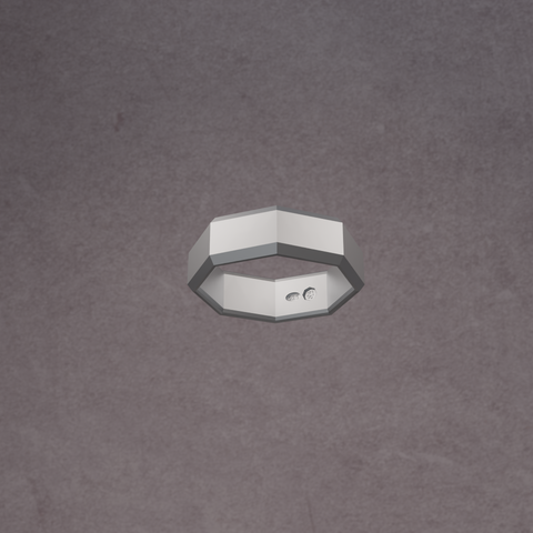 octagon ring 6mm - briar de wolfe