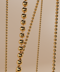 18K gold bead chain - briar de wolfe